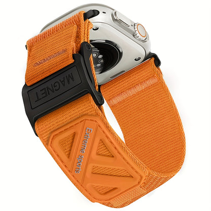 Magnetic Buckle Braided Sport Band Compatible with Apple Watch