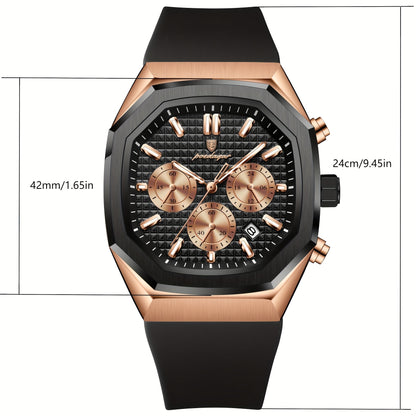 POEDAGAR Men's Watch - Waterproof up to 3ATM,