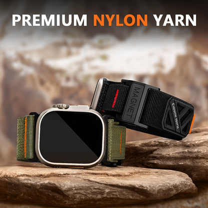 Magnetic Buckle Braided Sport Band Compatible with Apple Watch