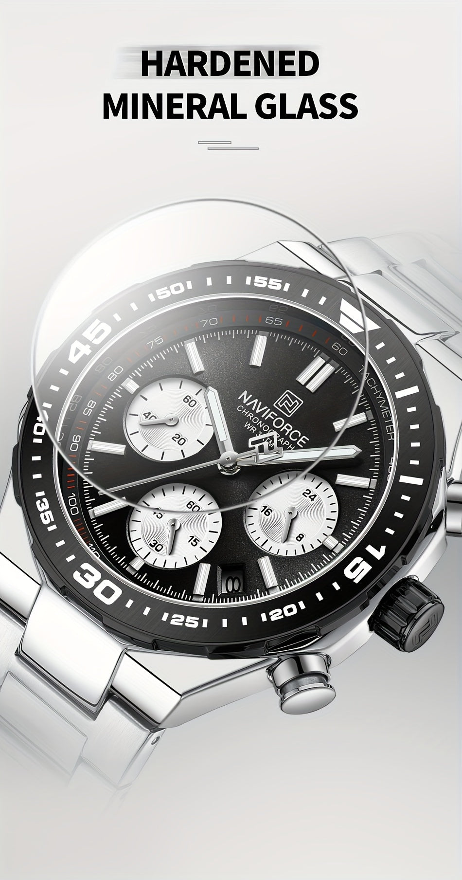 NAVIFORCE Men'S Luxury Business Watch,