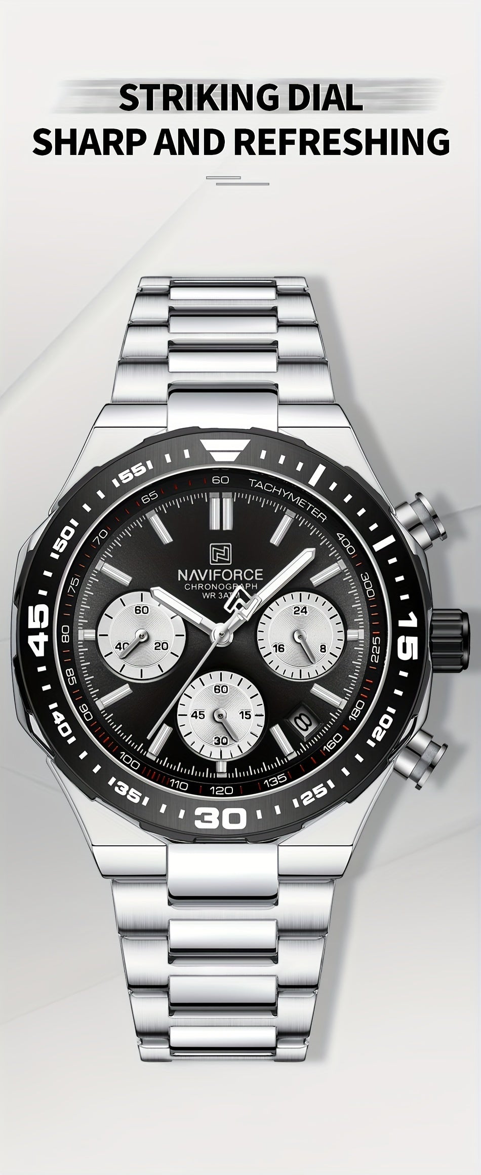 NAVIFORCE Men'S Luxury Business Watch,