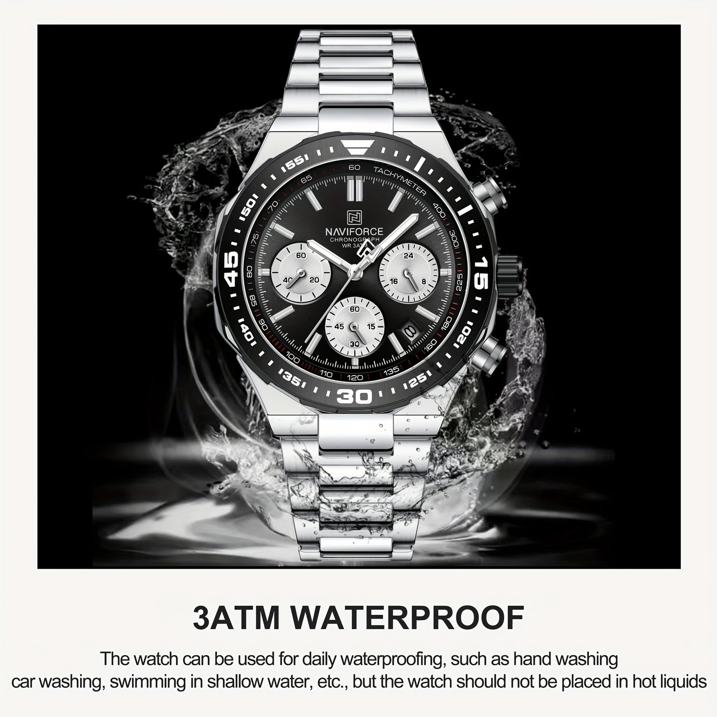 NAVIFORCE Men'S Luxury Business Watch,