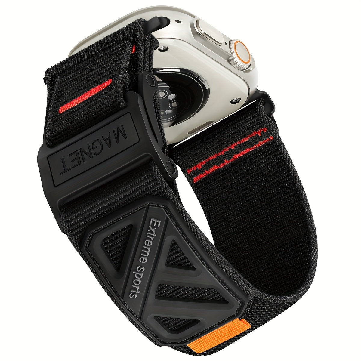 Magnetic Buckle Braided Sport Band Compatible with Apple Watch