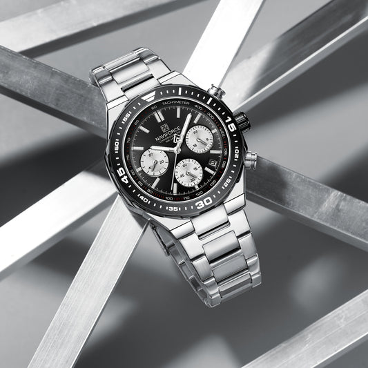 NAVIFORCE Men'S Luxury Business Watch, Multi-function Chronograph Waterproof Men Watches,