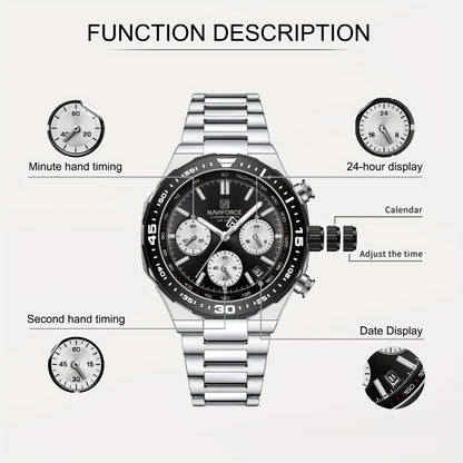 NAVIFORCE Men'S Luxury Business Watch,