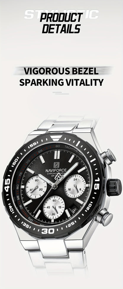 NAVIFORCE Men'S Luxury Business Watch,