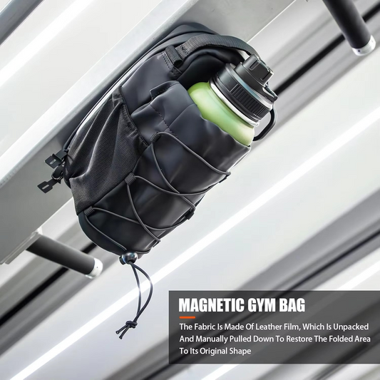 Magnetic Gym Bag with Water Bottle Holder