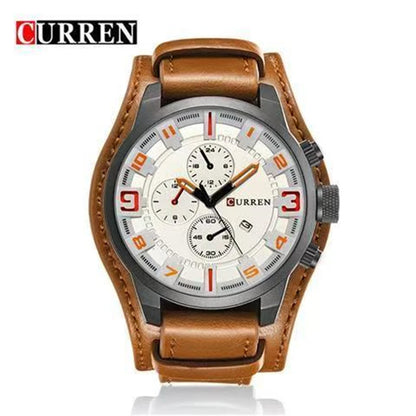 Curren Men's Watches Top Brand Luxury Fashion&Casual Business Quartz Watch Date Waterproof Wristwatch Relogio Masculino