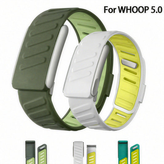 Whoop 5.0 Replacement Strap - Adjustable Sport Band with U-Shaped Connector,