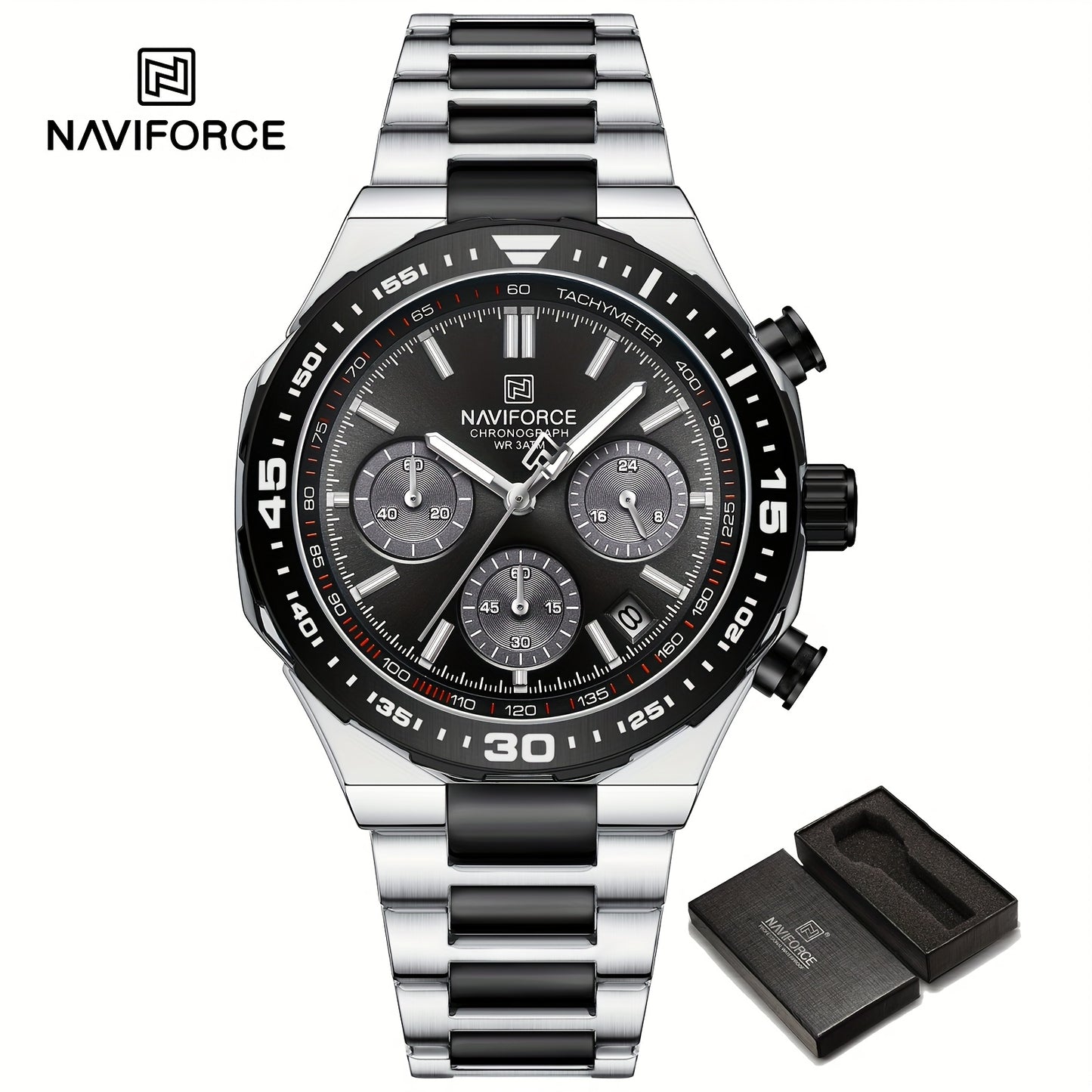 NAVIFORCE Men'S Luxury Business Watch,