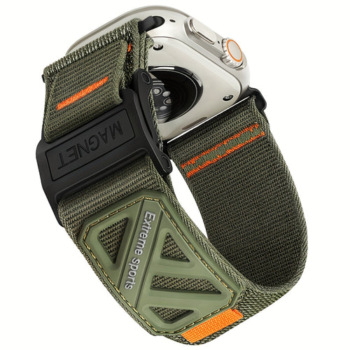 Magnetic Buckle Braided Sport Band Compatible with Apple Watch