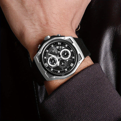NAVIFORCE Men's Sports Watch - Luxury Quartz Chronograph with Date Display