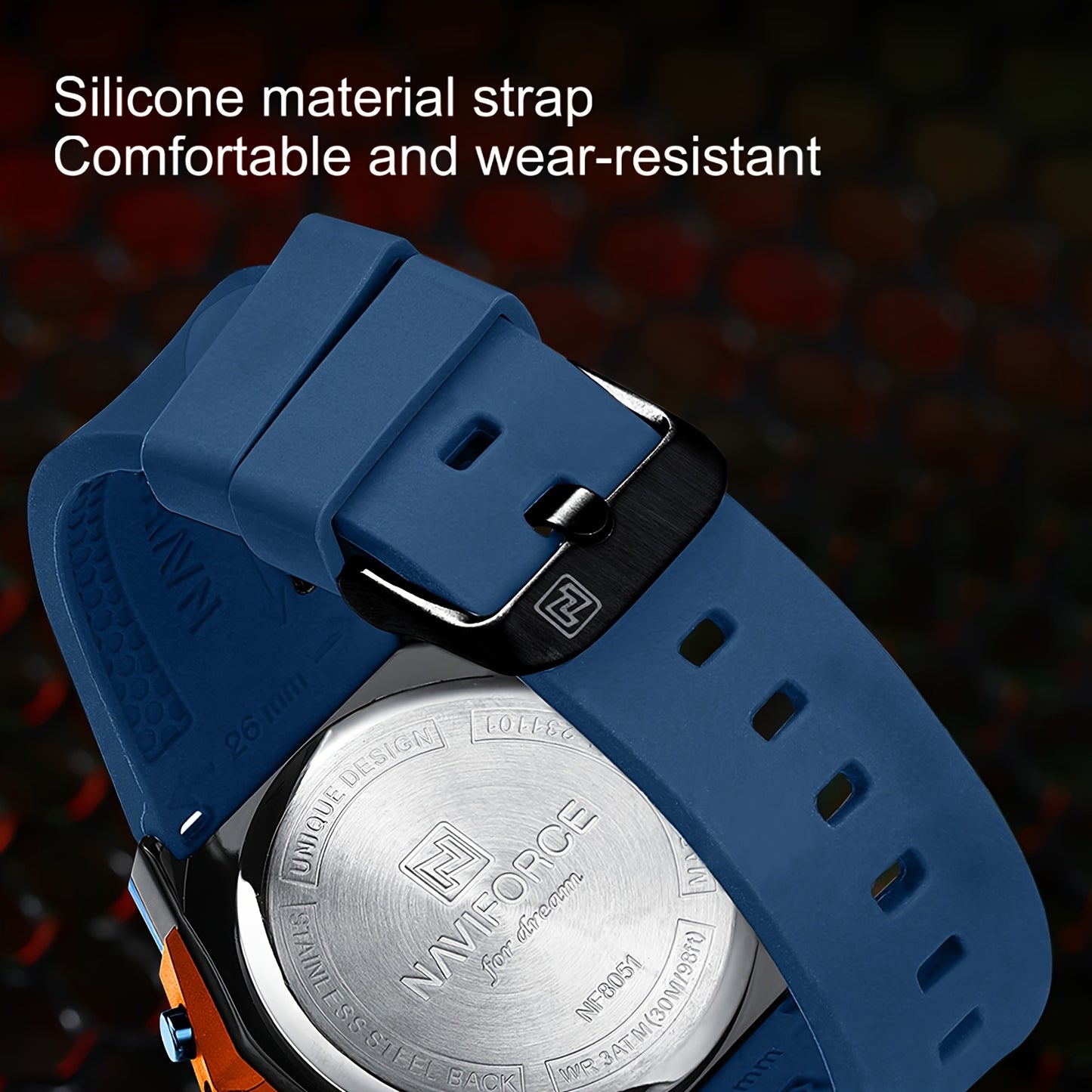 NAVIFORCE Men's Sports Watch - Luxury Quartz Chronograph with Date Display