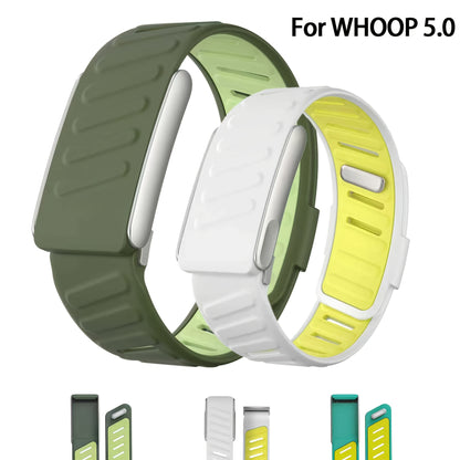 Whoop 5.0 Replacement Strap - Adjustable Sport Band with U-Shaped Connector,