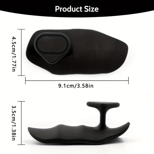 2pcs/1Pair Ergonomic Non-Slip Fitness Grips for Weightlifting, Bodyweight Training