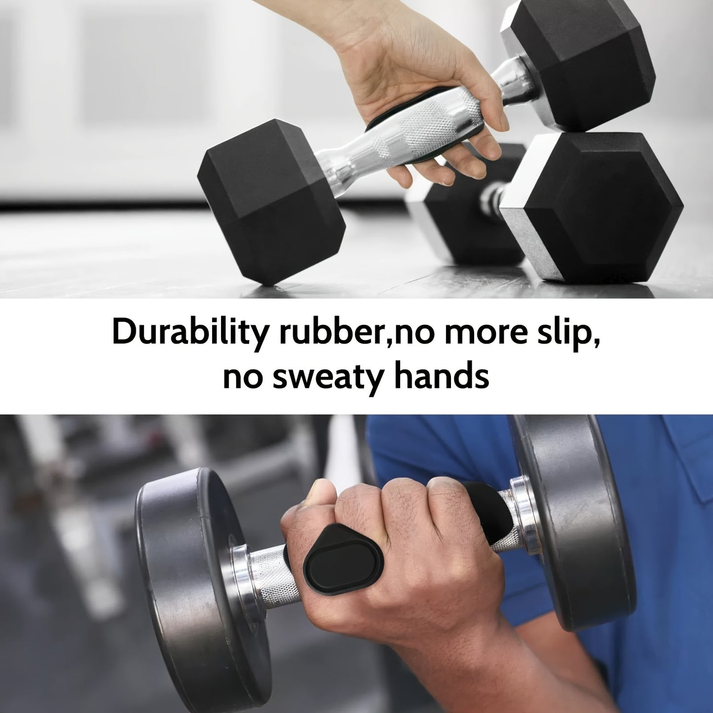 2pcs/1Pair Ergonomic Non-Slip Fitness Grips for Weightlifting, Bodyweight Training