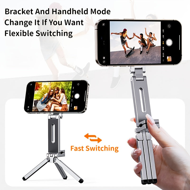 Portable Magnetic Phone Mount  360° Rotatable | Foldable | Strong Suction | Universal Clip