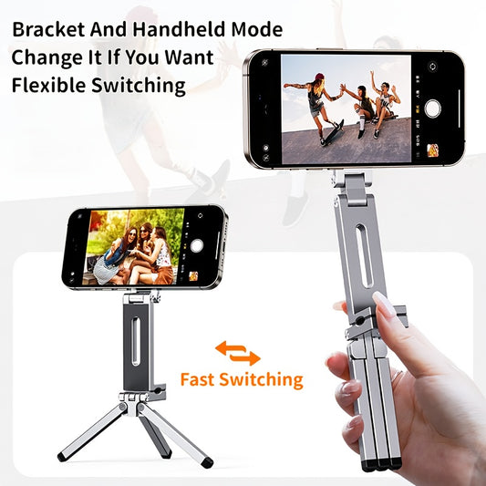 Portable Magnetic Phone Mount  360° Rotatable | Foldable | Strong Suction | Universal Clip