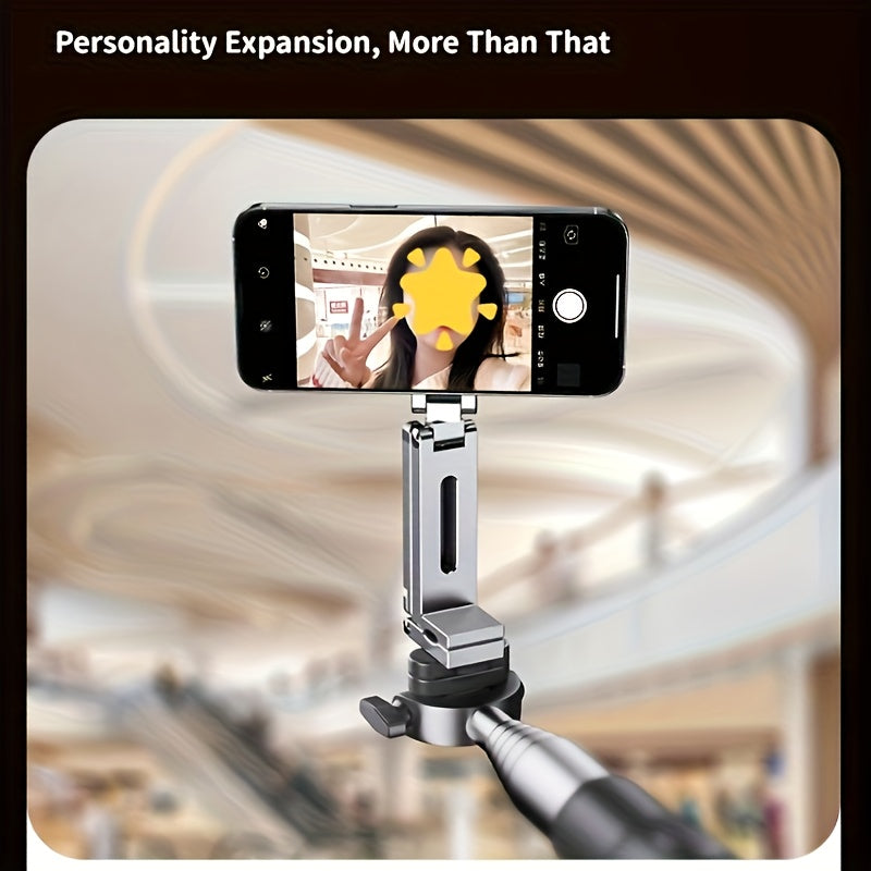 Portable Magnetic Phone Mount  360° Rotatable | Foldable | Strong Suction | Universal Clip