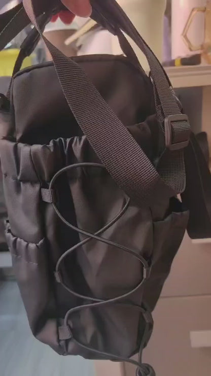 Magnetic Gym Bag with Water Bottle Holder